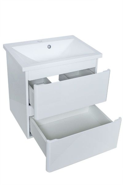 Тумба ХАСТ Bianco55 консольнаясумывальникомBianco55белая