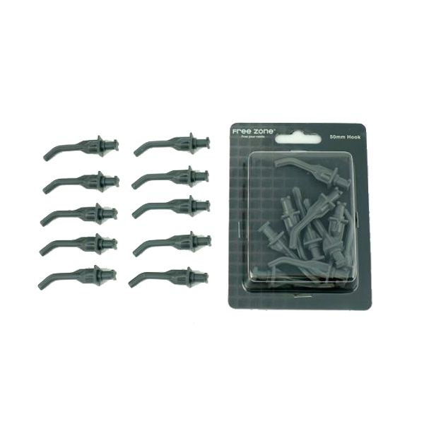Гачок пластиковий 50 мм (10 шт.) Free Zone FZ00077