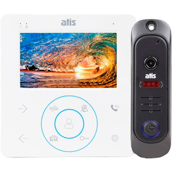 Комплект Atis видеодомофона AD-480MW Kit box 114347
