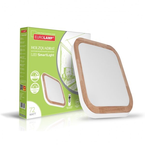 Світильник світлодіодний Smart Light Holzquadrat N19 72 Вт білий 3000-6500 К LED-ESL-72W-N19 