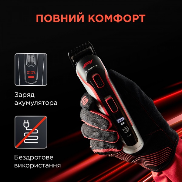 Тример універсальний Rowenta Formula 1® TN944MF0