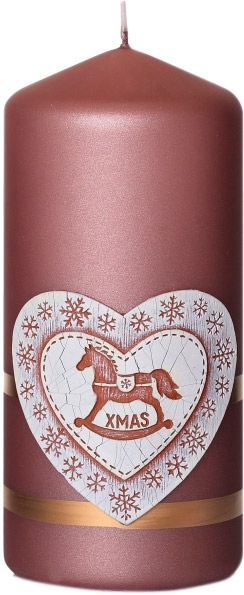 Свічка Різдво 13 см Асортимент Bartek Candles