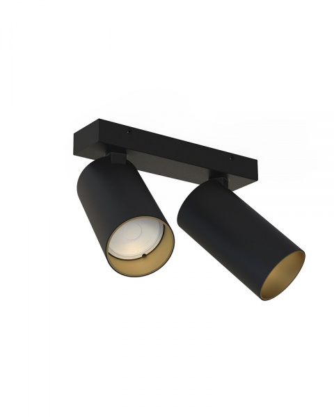 Спот Nowodvorski Mono 2x10 Вт GU10 черный/золото 7766 