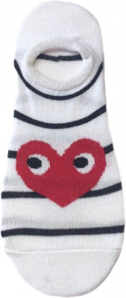 Сліди унісекс Molly Серце р.18–20 білий 