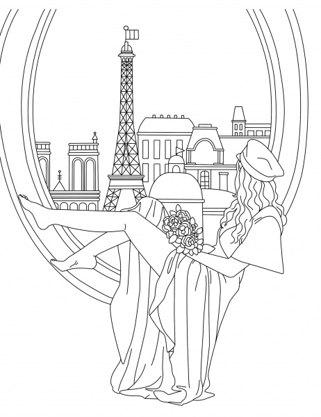 Книга-раскраска «#Girls#Fashion#Travel» 978-617-8023-13-3