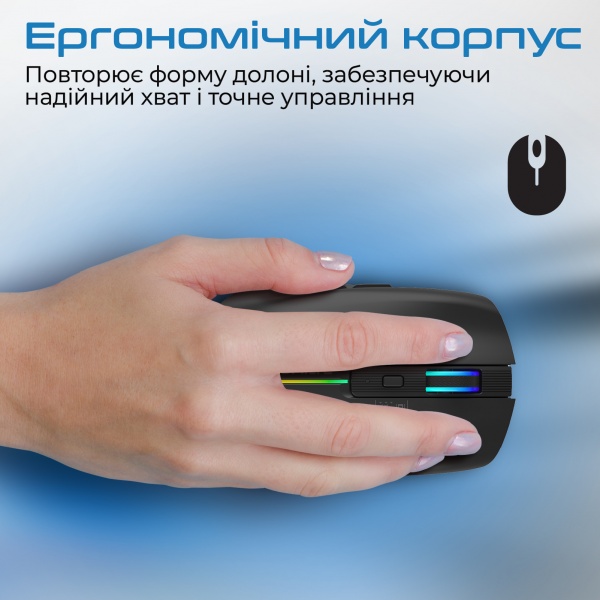 Миша Promate Promate Kitt Wireless black (kitt.black) 