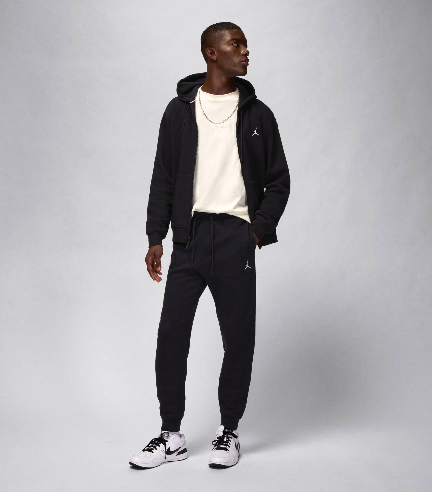 Брюки Jordan J BRKLN FLC PANT FV7277-010 р. 2XL черный