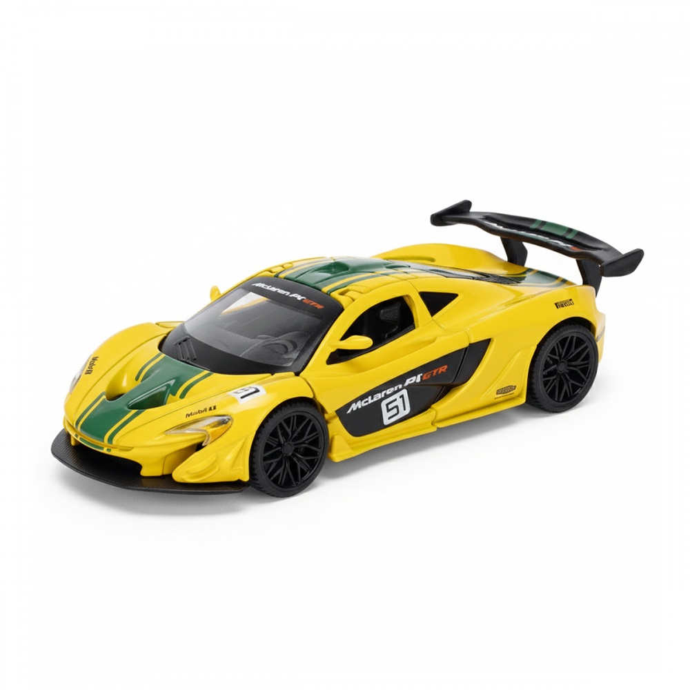 Автомодель TechnoDrive 1:43 McLaren P1 yellow 250946MLP1YW