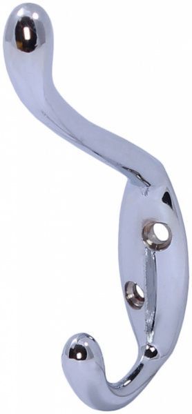 Крючок мебельный  Larvij LK0402CH хром