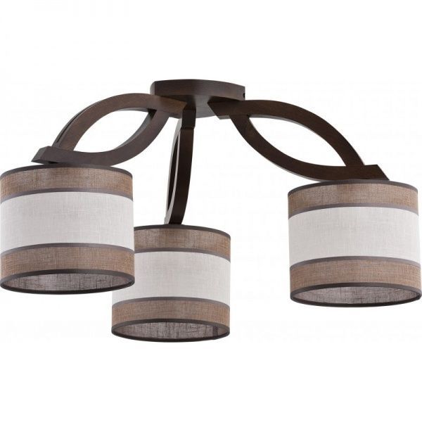 Люстра потолочная TK Lighting Venge 3x60 Вт E27 венге 