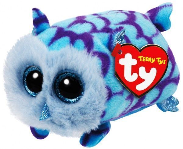 Мягкая игрушка TY Голубая сова 8 см 42144