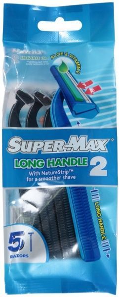 Станки одноразовые Super-Max Long handle 5 шт.