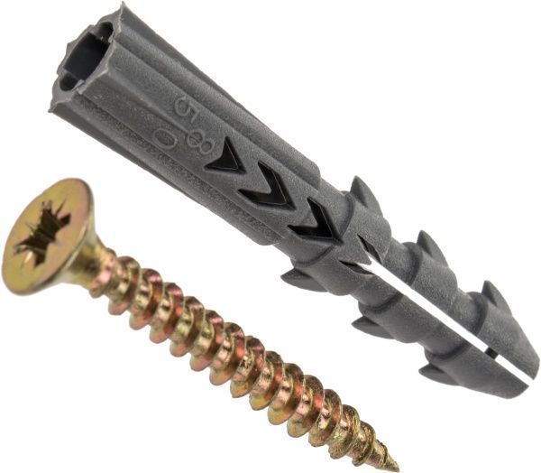 Дюбель распорный с универсальным шурупом 8x50 мм 100 шт. Expert Fix