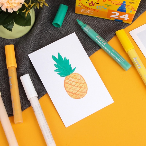 Набор маркеров Arrtx акриловых 24 цвета (AC-002-24) LC302222 