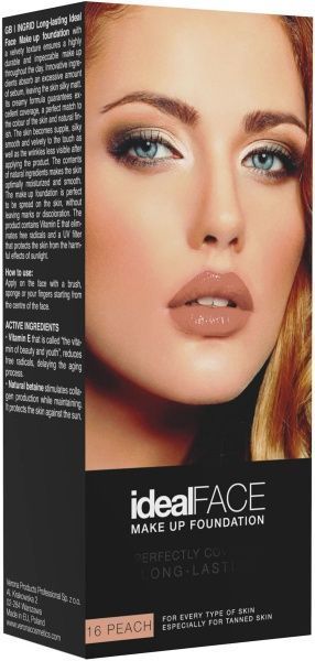 Тональный крем INGRID Ideal Face 16 Peach 30 мл