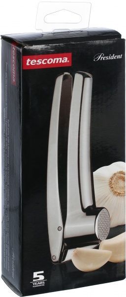 Прес для часнику President з пристроєм для чищення 638633 Tescoma