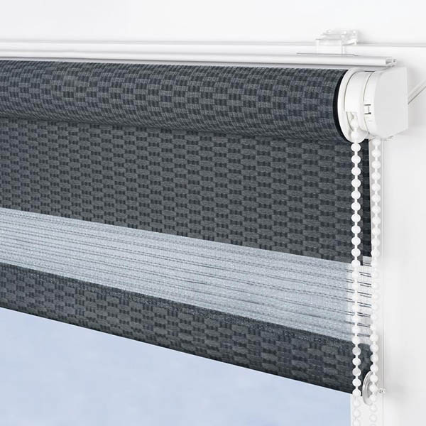Ролета день-ніч Impulso P+R DAY&NIGHT GRIN 38-11614 73x150 см антрацитова 