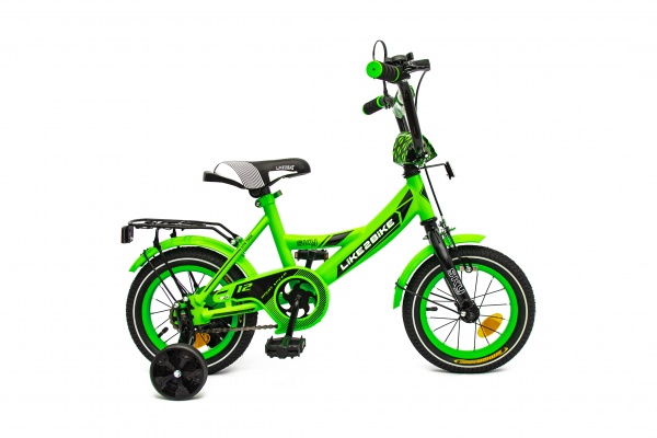 Велосипед детский Like2bike 12'' Sky салатовый 211215 