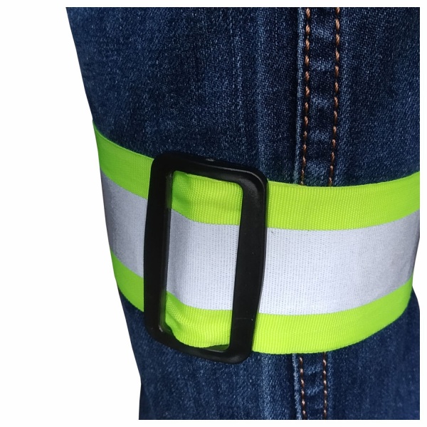 Нарукавники Trident 2шт пов'язка світловідбивна для рук та ніг р. one size 00127 лимонний