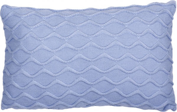Подушка Хвиля 30x45 см блакитний 
