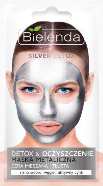Маска для обличчя Bielenda Carbo Detox Silver 8 г