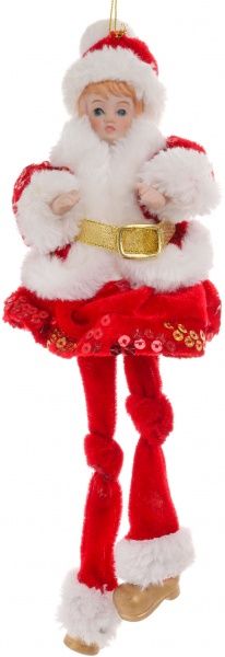 Підвіска Дівчинка в червоній шубі 29,5 см 12108-12RR  