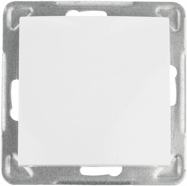 Выключатель одноклавишный Ospel Impresja без подсветки 16 А 250В IP20 белый