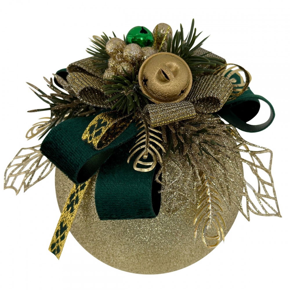 Подвеска декорированная MIS LT Шар 10 см в ассортименте