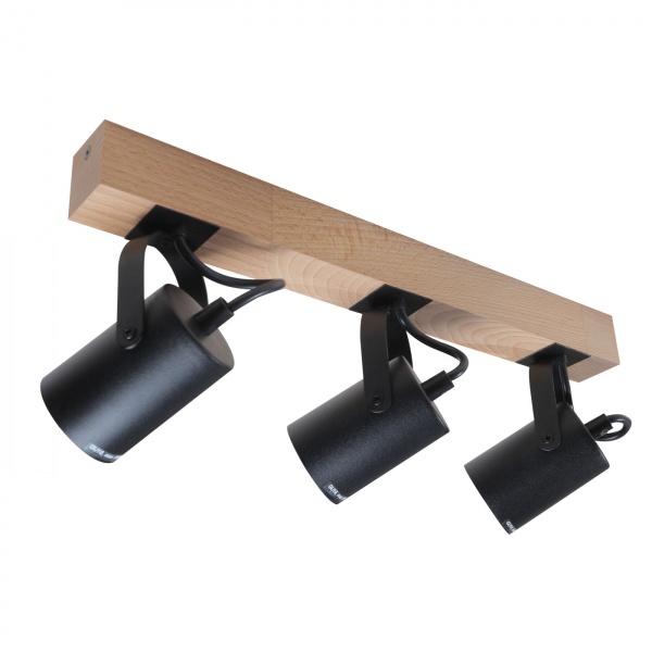 Спот Светкомплект WD 1003 3x50 Вт GU10 черный/дерево 