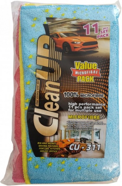 Набор салфеток универсальных CleanUP 25x25 см CU-311 11 шт.