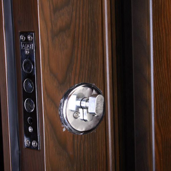 Дверь входная К550-2 дуб темный 2060x960мм левая