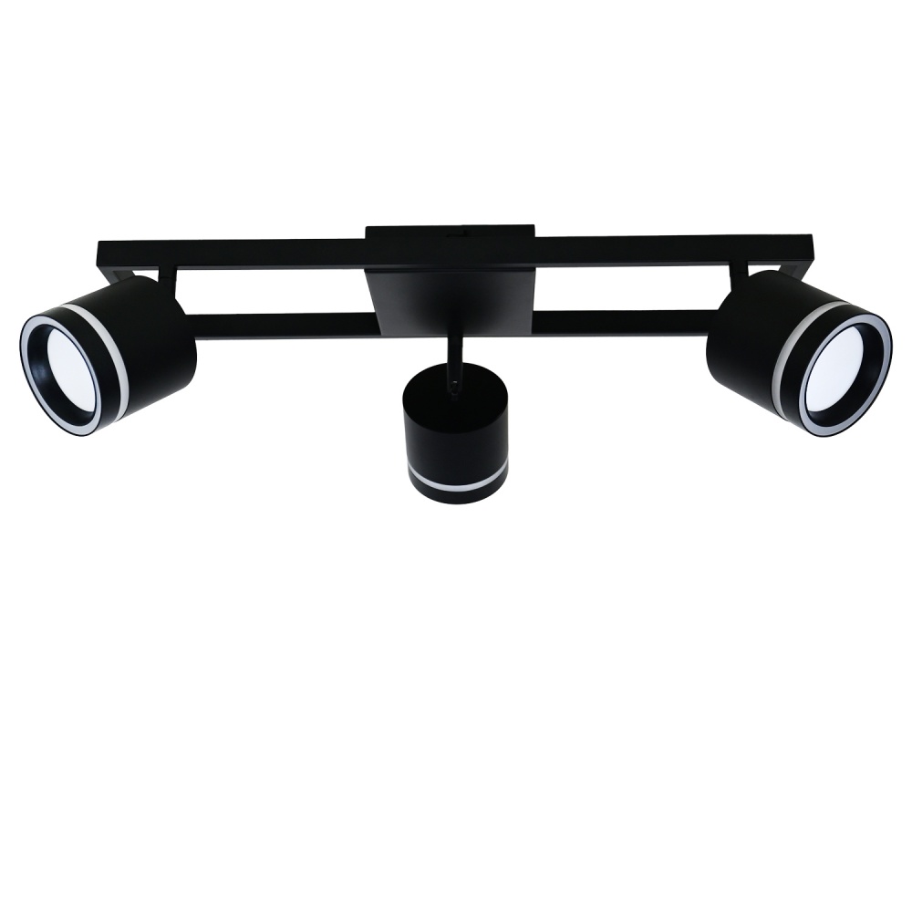 Люстра стельова Victoria Lighting 3x12 Вт GX53 чорний Firth/PL3 black