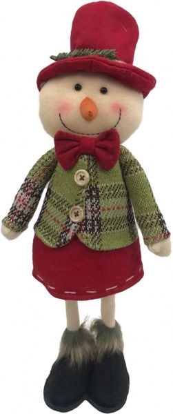 Мягкая игрушка Снеговик что стоит AH190607A 46 см 