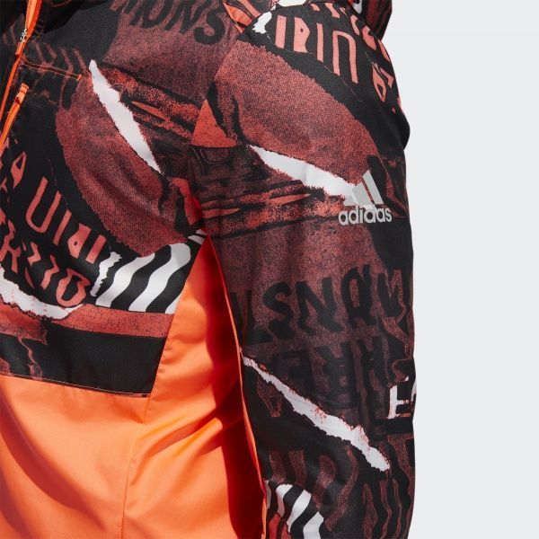 Ветровка Adidas OWN THE RUN JKT FL6988 S оранжевый