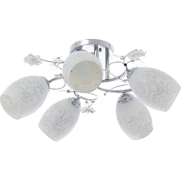 Люстра потолочная Accento lighting Algol 5xE27 хром ALG-73331/5 