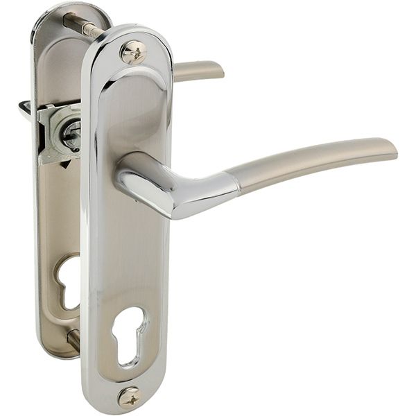 Ручка на планке Linde А-1210-85 матовый никель/хром