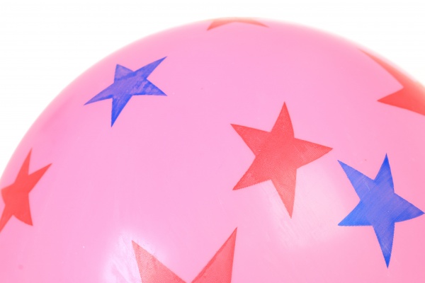 Мяч TCL Звездочки 23 см розовый 