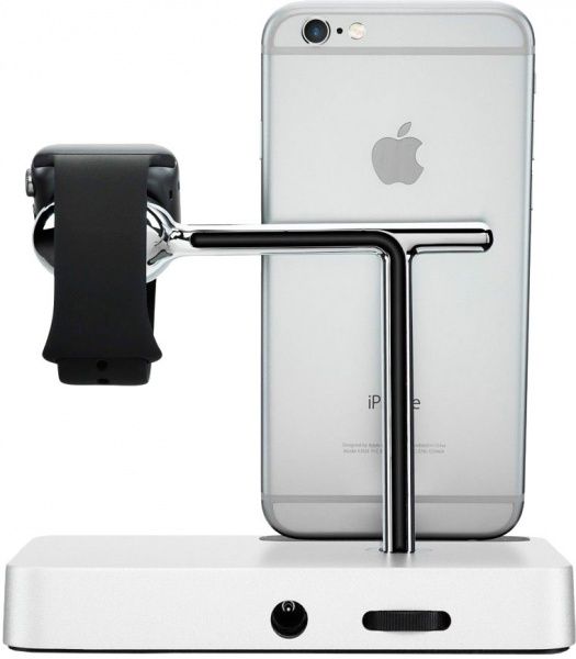 Док-станція Belkin Charge Dock для iWatch + iPhone (F8J183vfSLV) 