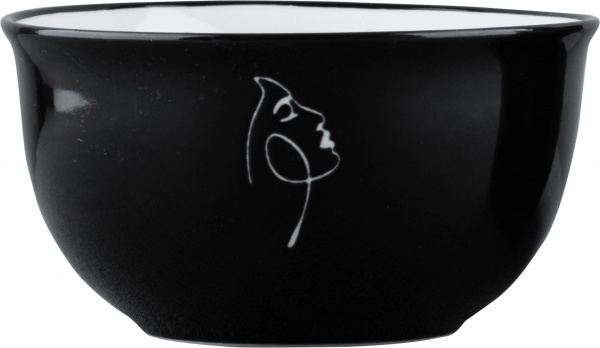 Салатник Lady in black 135 мм фарфор Vittora