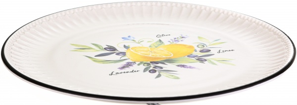 Тарілка обідня Lemons 21 см Fiora