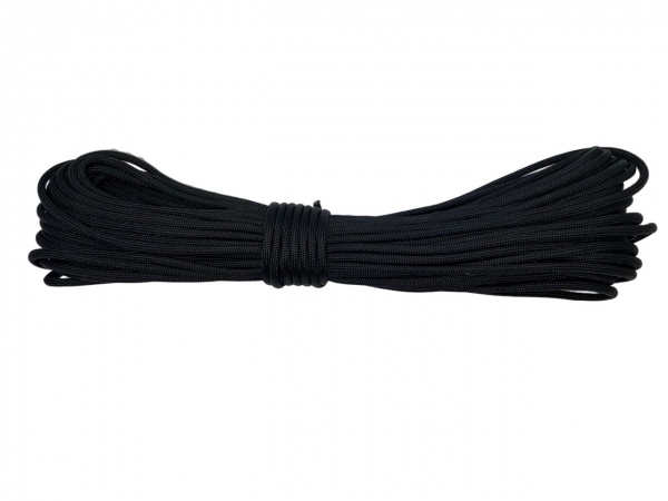Паракорд поліамідний 550 4 мм 20 м 4 мм 20 м чорний 150 кг