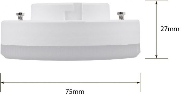 Лампа светодиодная Светкомплект 10 Вт матовая GX53 220 В 4500 К 