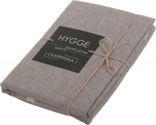 Скатерть ''Huge'' Marron 132x220 см коричневый Прованс 