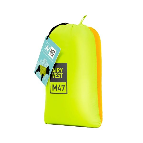 Куртка Airy Vest двухсторонняя для собак M47 черно-желтая