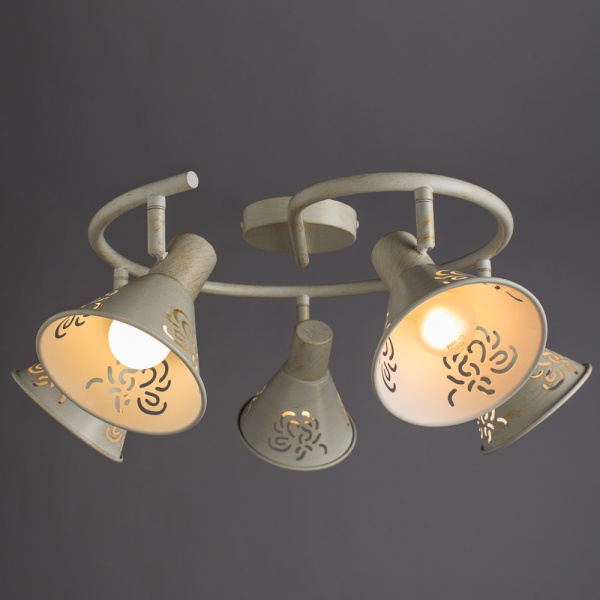 Спот Arte Lamp A5218PL-5WG CONO 5x40 Вт E14 білий 