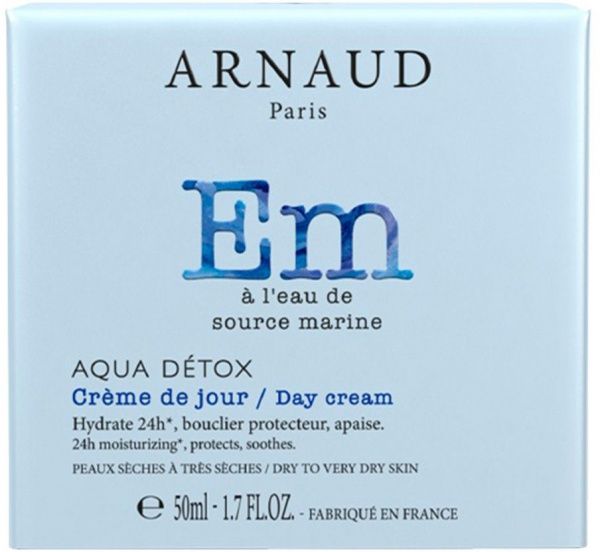 Крем для обличчя денний Arnaud Aqua Detox для сухої та чутливої шкіри 50 мл