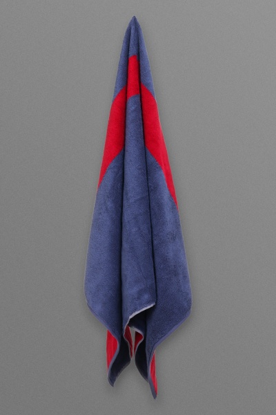 Полотенце махровое Doubleface 80x150 см деним Cawo 