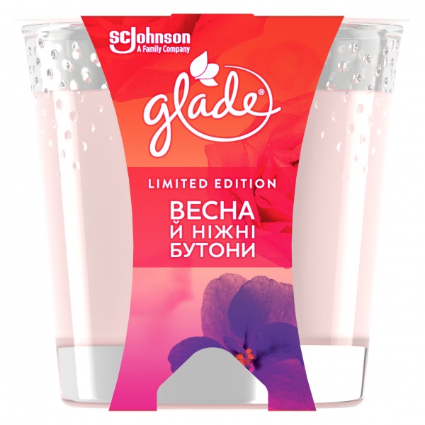 Свеча ароматическая Glade Весна и нежные бутоны 129 г