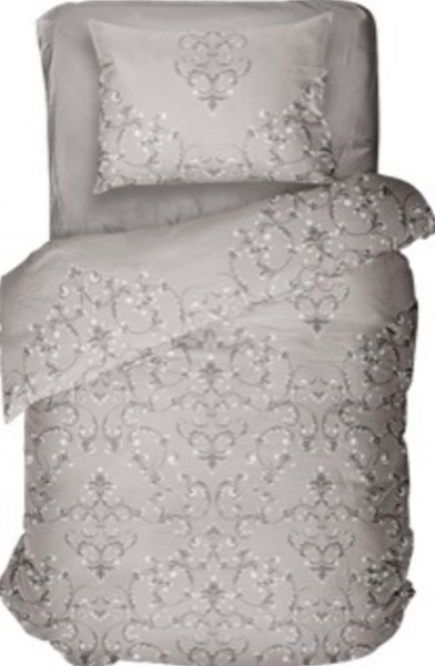 Комплект постільної білизни 1,5 сп. Mersin сірий Luna 