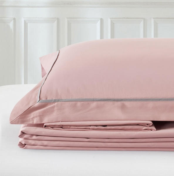 Комплект постельного белья Solid 2 розовый La Nuit 